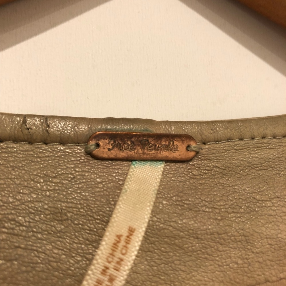 Leather jacket lightly worn